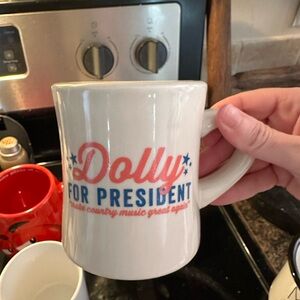 Dolly For President White Mug
